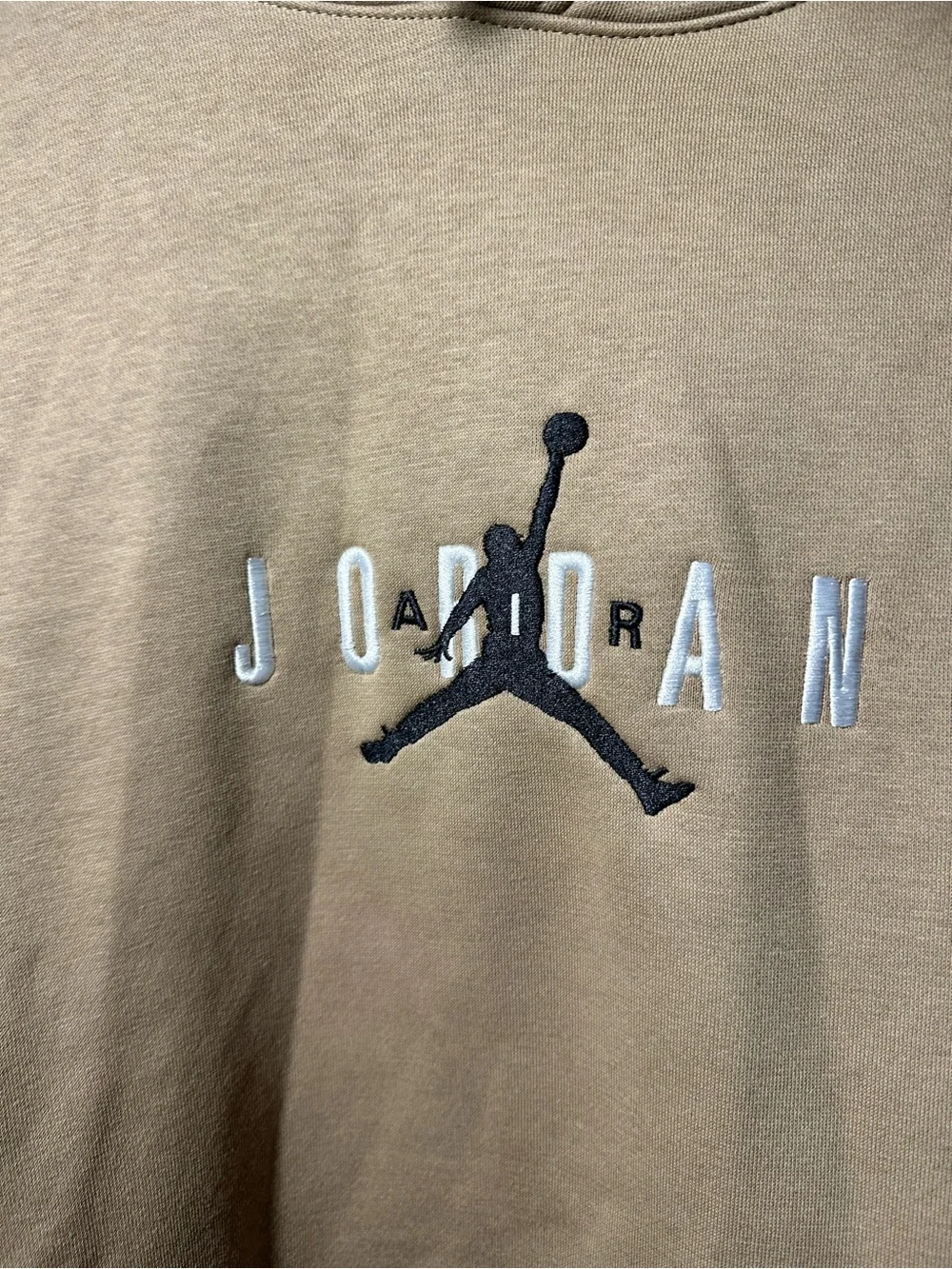 Air Jordan Men's Nike Pullover Oversized Hoodie Jumpman Logo Embroidered